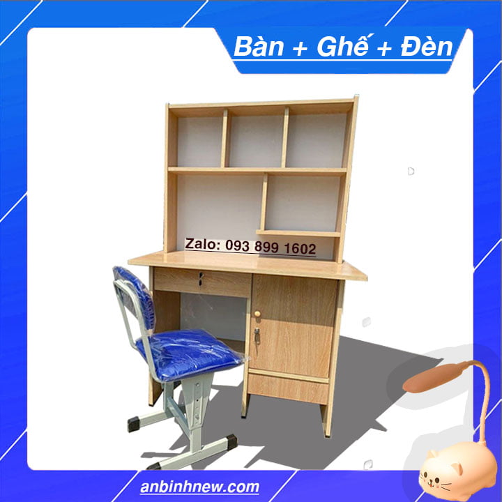 Bàn học cho bé, bàn học đôi màu hồng, vàng, nâu xanh dương, xanh lá, màu kem, màu gỗ dành cho bé trai, bé gái