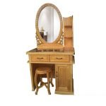 Bàn trang điểm đẹp giá rẻ làm bằng gỗ- AB01
