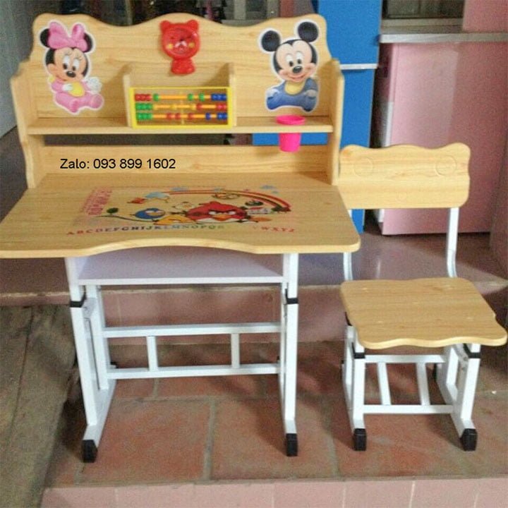 bộ bàn ghế học sinh thông minh cho bé
