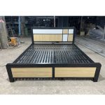 Giường ngủ sắt giá rẻ 1m2, 1m4, 1m6, 1m8 x dài 2m 17