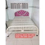 Các mẫu giường sắt giá rẻ kích thước 1m,1m2,1m4,1m6 10