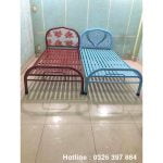 Giường sắt AB001 - ngang 80cm 1m x 2m