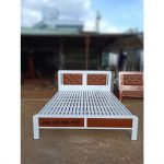Giường sắt đơn rộng 1m2x2m - AB02