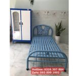 Giường sắt đơn An Bình giá rẻ 0m8x2m 6