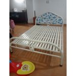 Giường sắt giá rẻ ngang 1m 1m2 1m4 1m6 x 2m