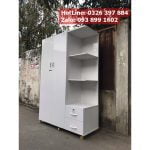 Tủ nhựa Đài Loan có gương 1m25 x 1m8 AB704 6