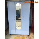 Tủ quần áo sắt cao cấp 3 ngăn