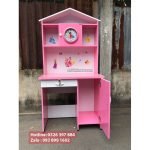 Bàn học sinh giá rẻ có kệ sách nhựa đài Loan 6