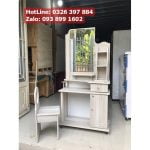 Bàn phấn bàn trang điểm kiểu mới đẹp nhất màu kem 10