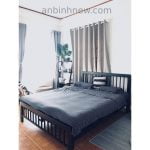 Giường sắt nghệ thuật, mẫu giường sắt đơn giản AB276