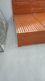 Giường sắt giả gỗ video thực tế